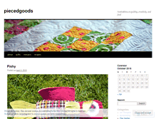 Tablet Screenshot of piecedgoods.com